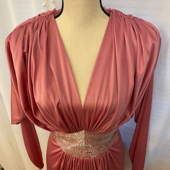 Beautiful maxi evening dress, S - Picture 5 of 6